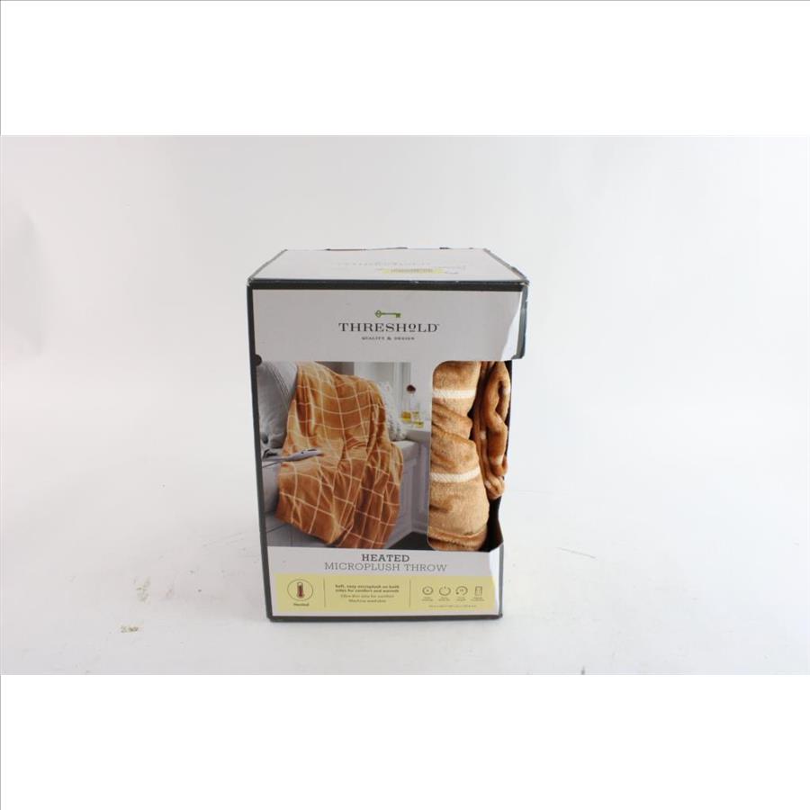 Threshold Heated Microplush Throw Property Room