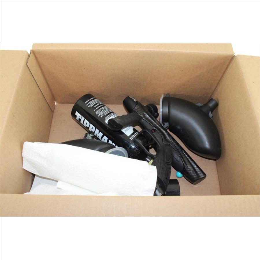 Tippmann Fx Paintball Gun With Loaders And Compress Air Cylinder