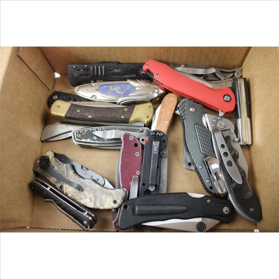 Tomahawk, Mossy Oak, Gerber And More Foldable Knives Bulk, 24 Pieces