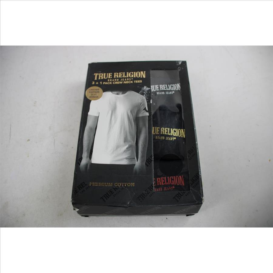 True Religion 3in1 Pack Crew Neck Tshirt Pack, Figs Jogger Scrub