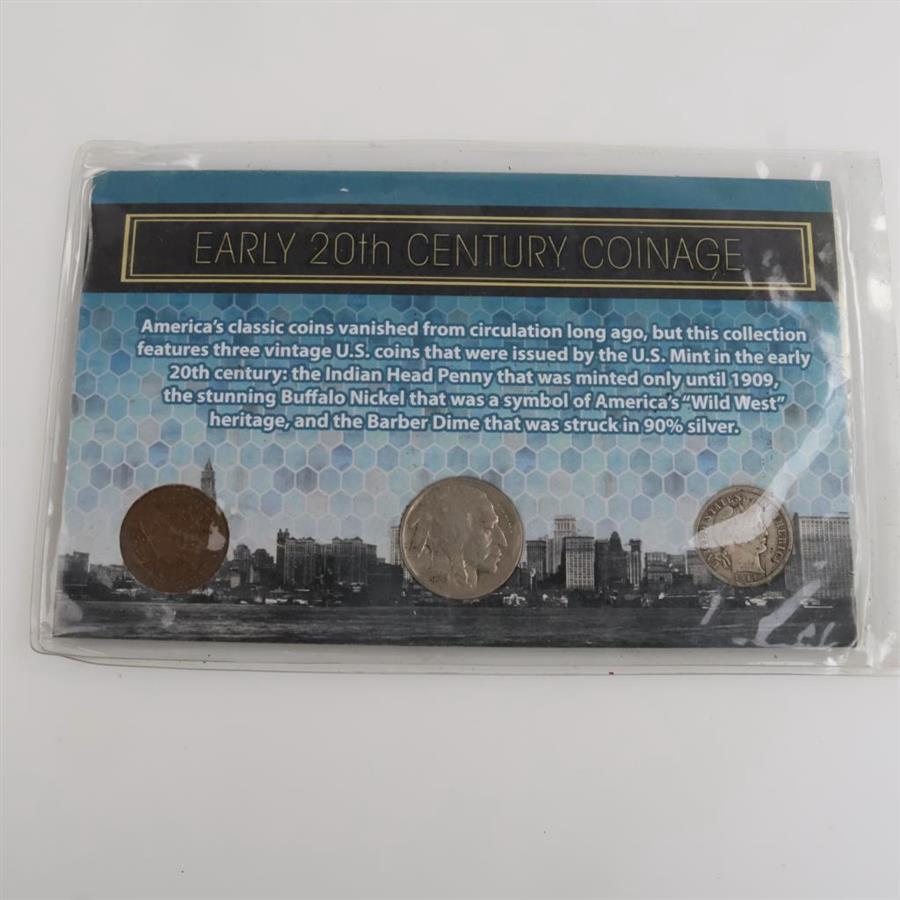 US Early 20th Century Coinage Coin Set W/ COA