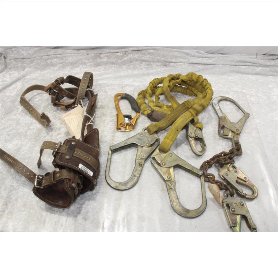 Utility Pole Harness Straps Property Room