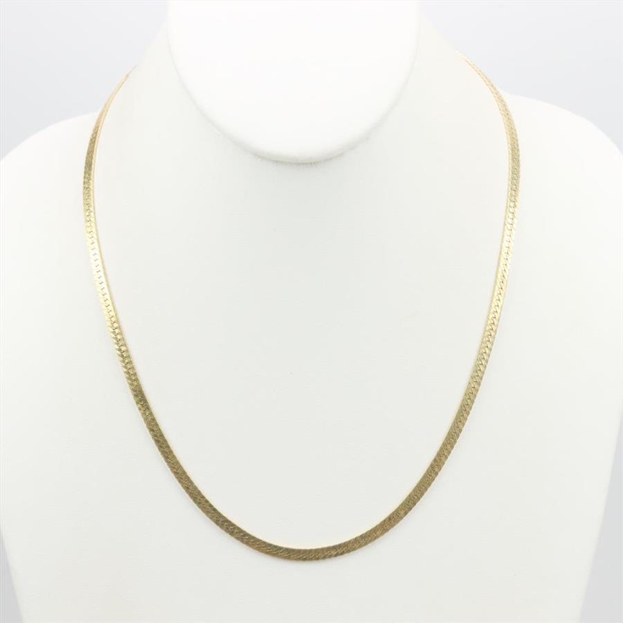 Vermeil Herringbone Necklace Property Room