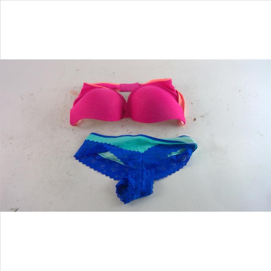 Victorias Secret Bra And Pink Underwear, 2 Pieces Property Room