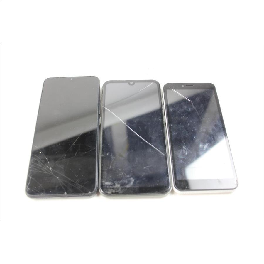 Vortex, Blu Cell Phone Lot, 3 Pieces, Sold For Parts