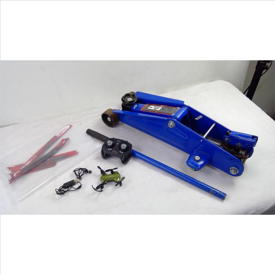 Voyage Aeronautics Micro Drone With Car Jack And Saw Blades