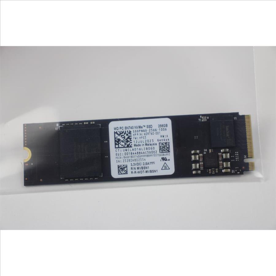 Western Digital SN740 NVMe SSD, 256GB