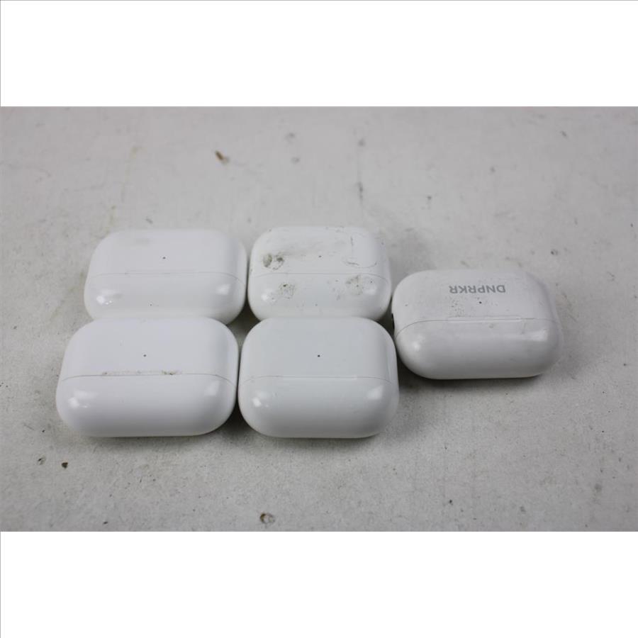 Wireless Earbud Charging CASES ONLY, No Earbuds Included, 5 Pieces