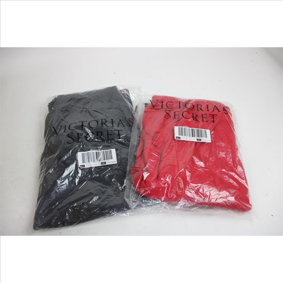 Women's Victoria Secret's M Red, Grey Sweats And Purple Glitter Flare Pants, 3 Pieces