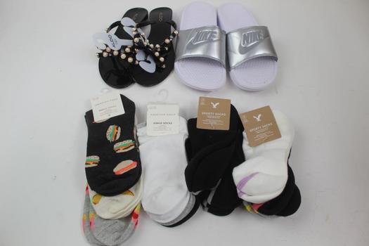 nike socks and sandals