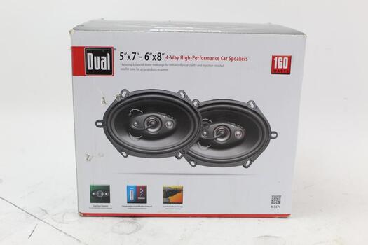 dual 6x8 speakers