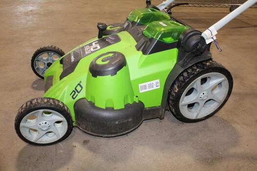 Greenworks Lawn Mower, Sold For Parts | Property Room