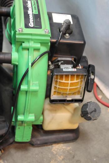 green machine backpack blower