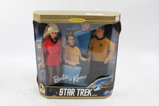 barbie and ken star trek gift set