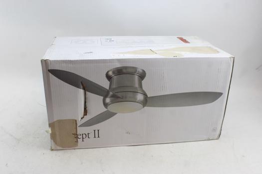 Minka Aire Concept Ii F519 Bn Brushed Nickel Ceiling Fan With Minka Aire Concept Ii F519 Bn Brushed