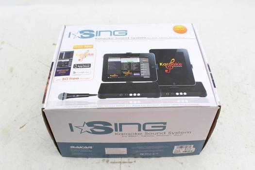 i sing karaoke sound system
