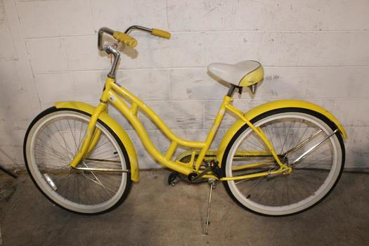 Schwinn Legacy Yellow Beach Bike Property Room
