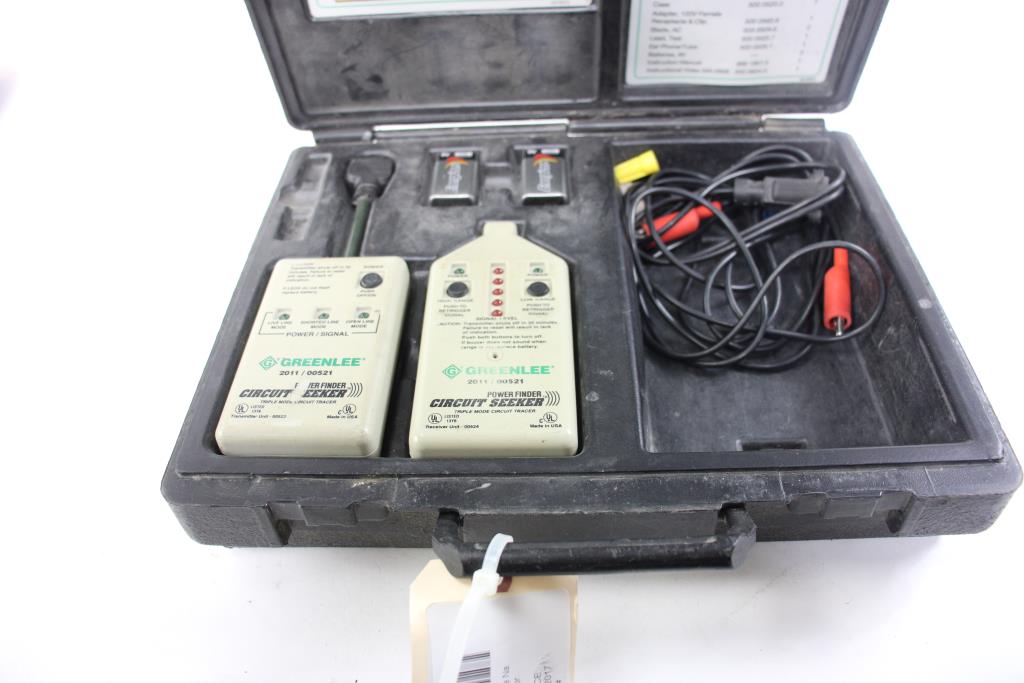 Greenlee Power Finder Circuit Seeker Property Room