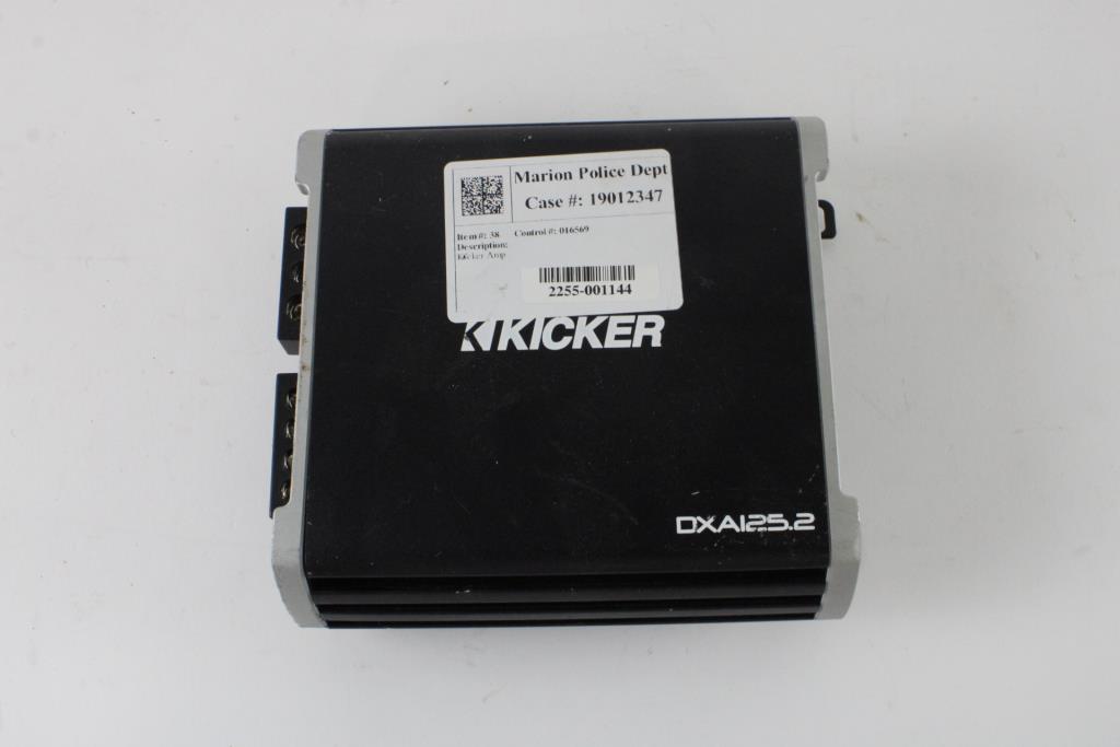 Kicker 2 Channel, 30 Watt Car Amplifier Property Room