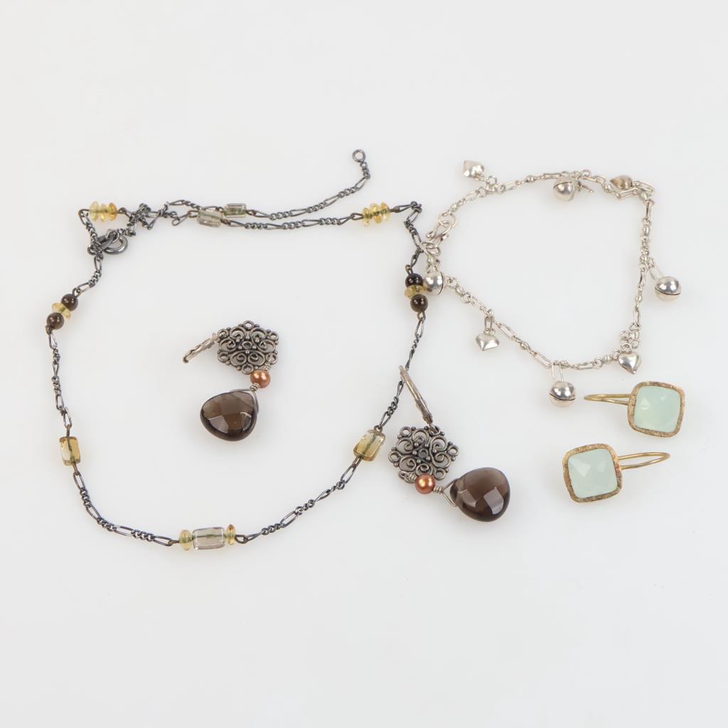 0.800 - 0.900 Silver Jewelry, 6 Pieces