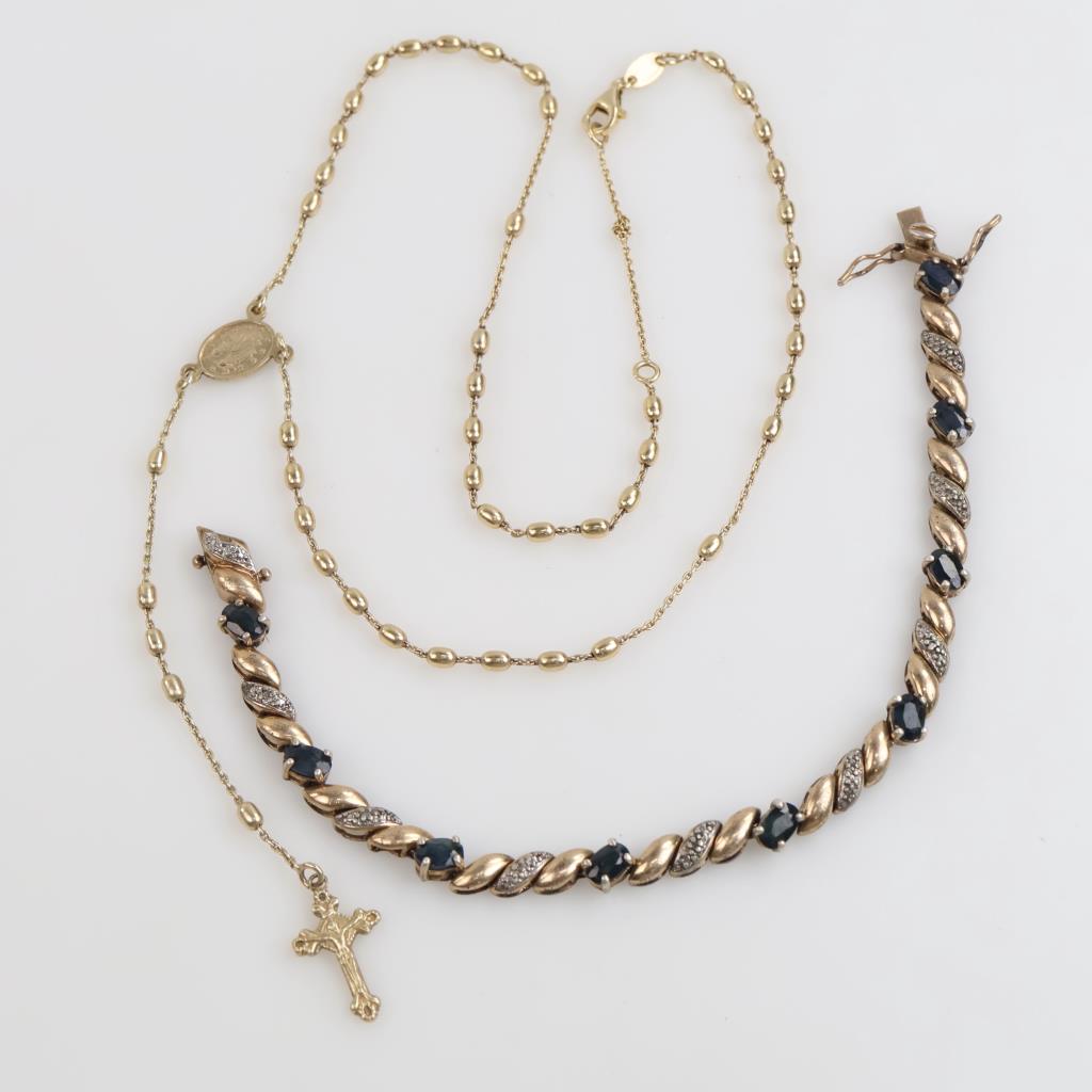 0.800-0.900 Silver Jewelry, 2 Pieces