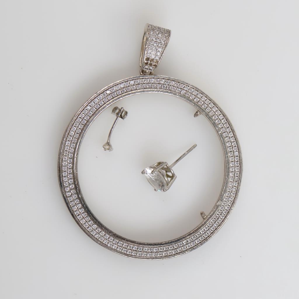 0.800-0.900 Silver Jewelry, 3 Pieces
