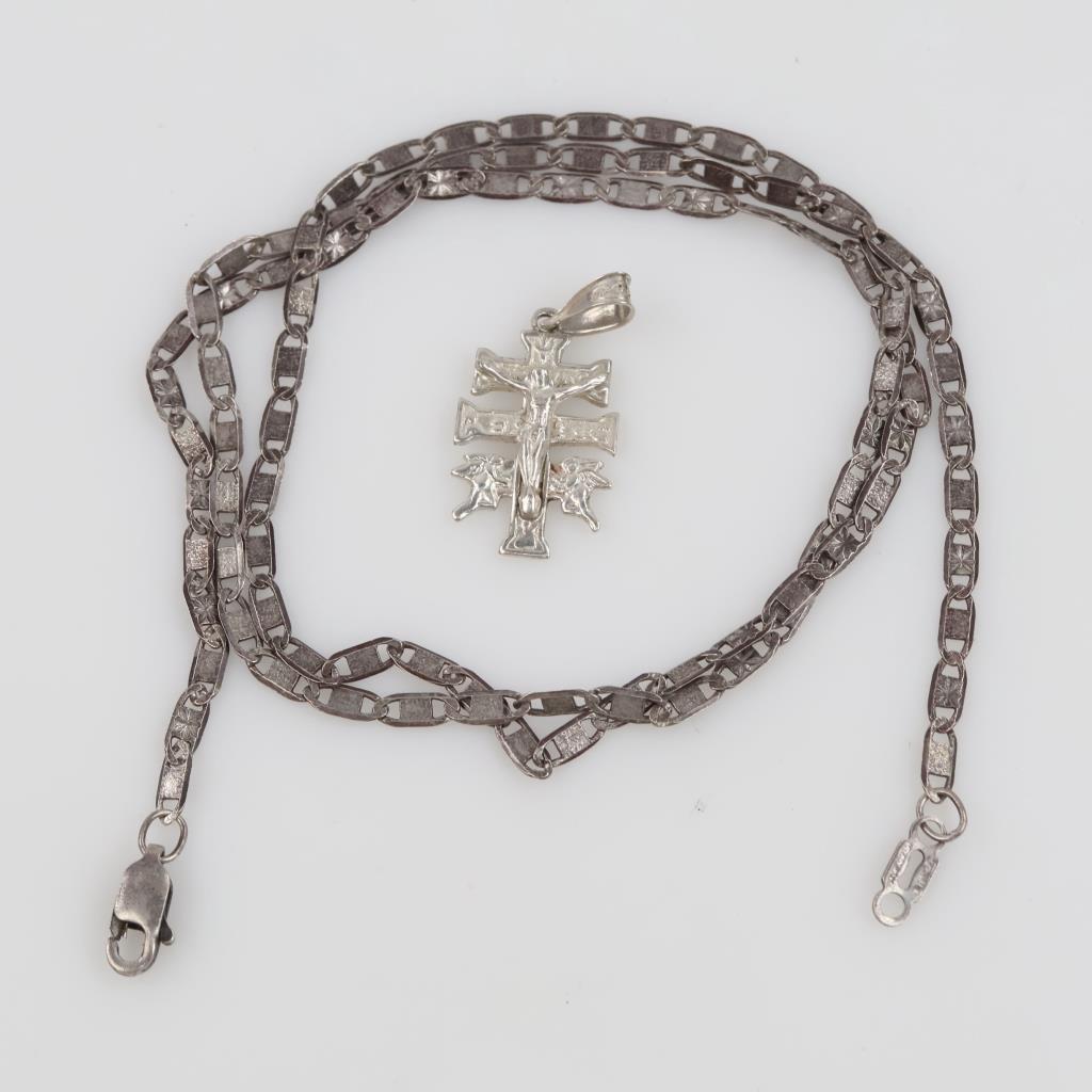 0.900 Silver Jewelry, 2 Pieces