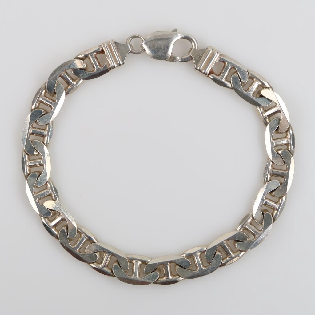 0.910 Silver Mariner Link Bracelet