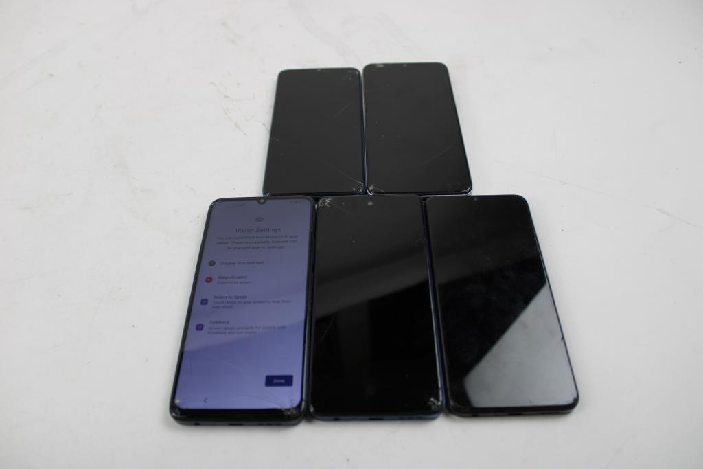 1+, Tcl, T-mobile Cell Phone Lot, 5 Pieces, Sold For Parts