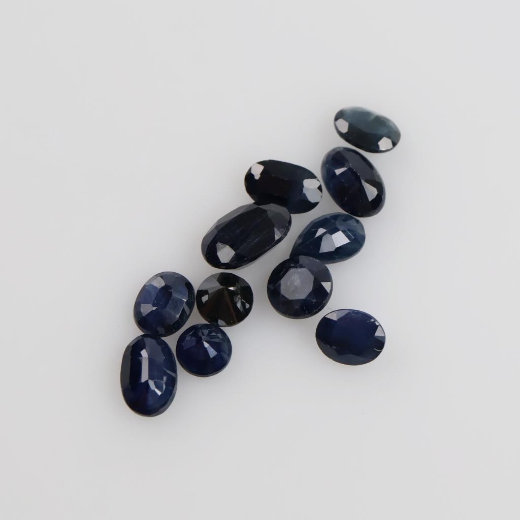 10+ Blue Faceted Loose Jewelry Craft Stones