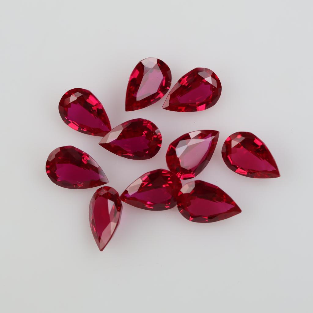 10 Pink Faceted Loose Jewelry Craft Stones