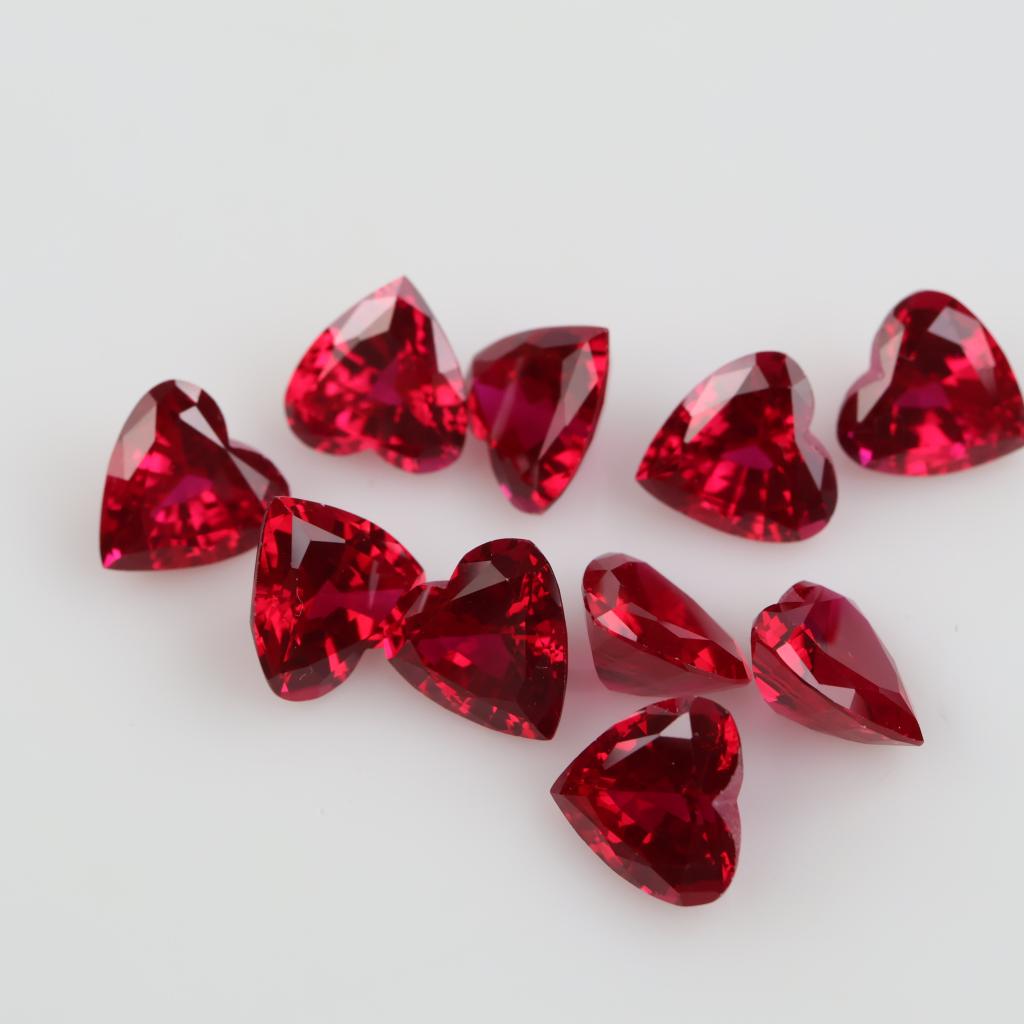 10 Pink Faceted Loose Jewelry Craft Stones