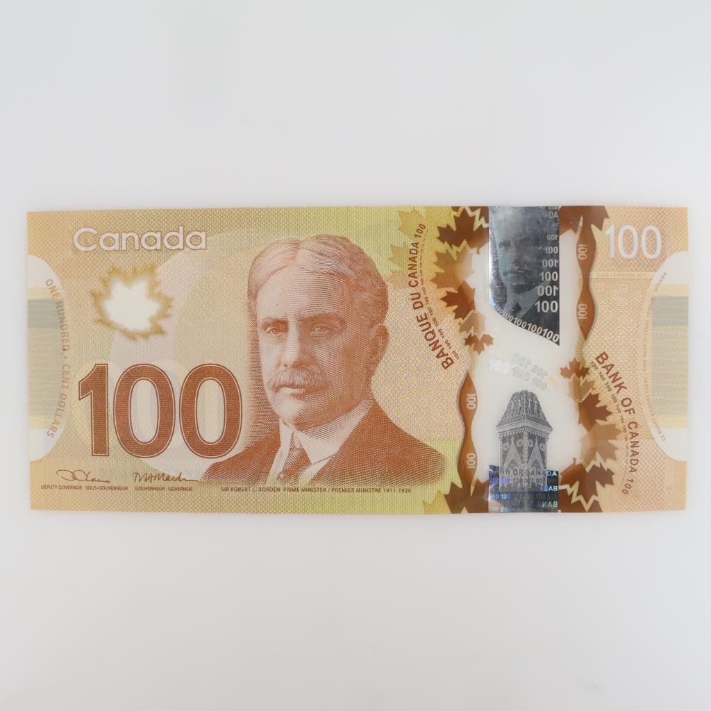 100 Canadian Dollars