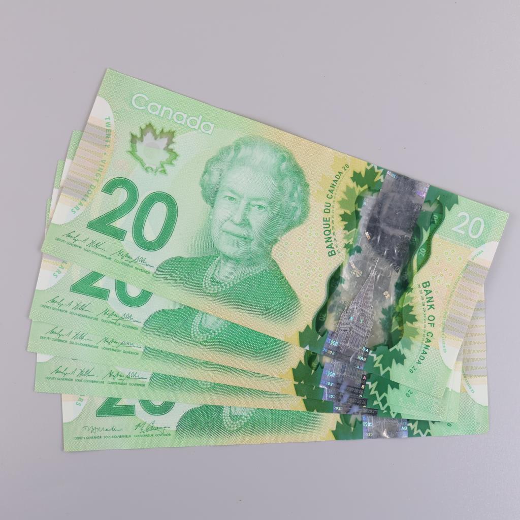 100 Canadian Dollars