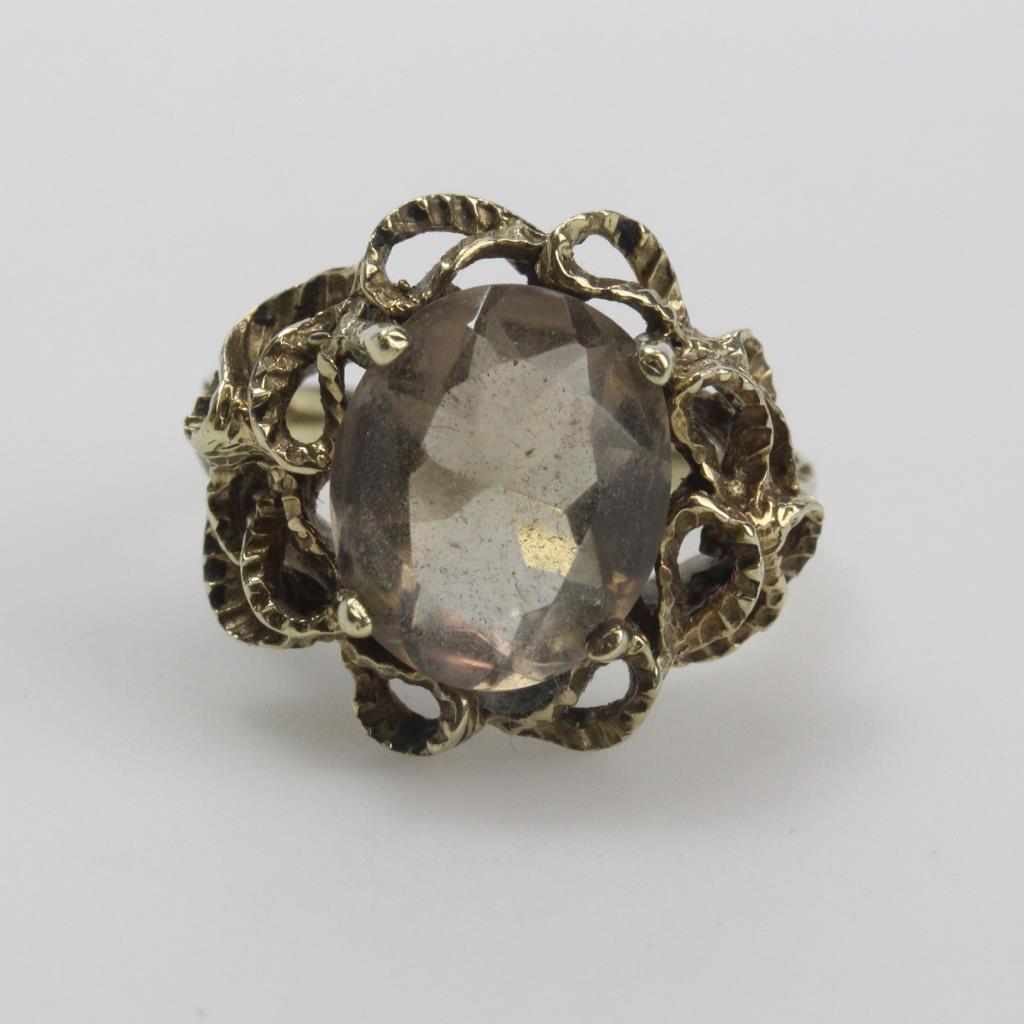 10k Gold 5.64g Ring With Grey Stone | Property Room