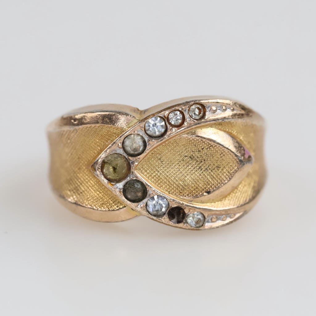 10kt GF Clear Stone Ring