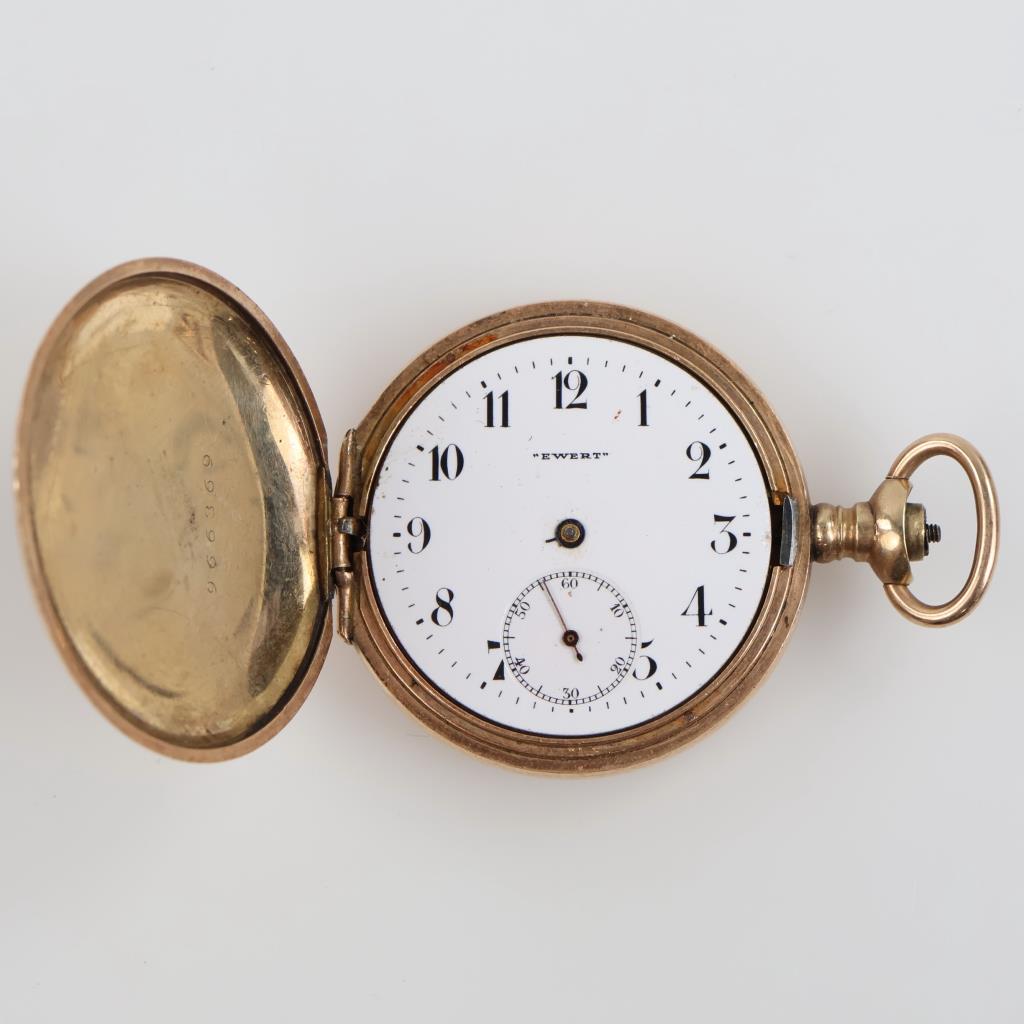 10kt GF Ewert Pocket Watch