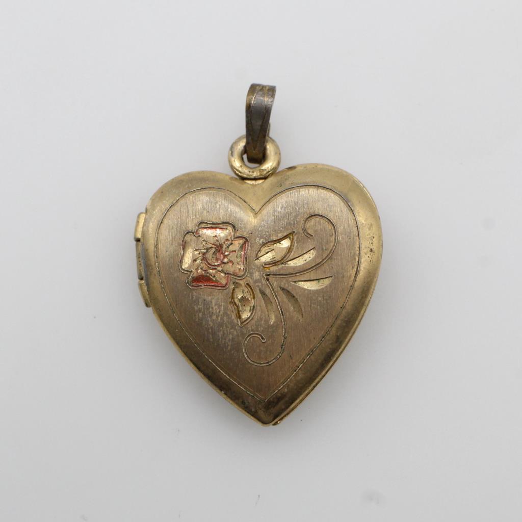 10kt GF Heart Pendant