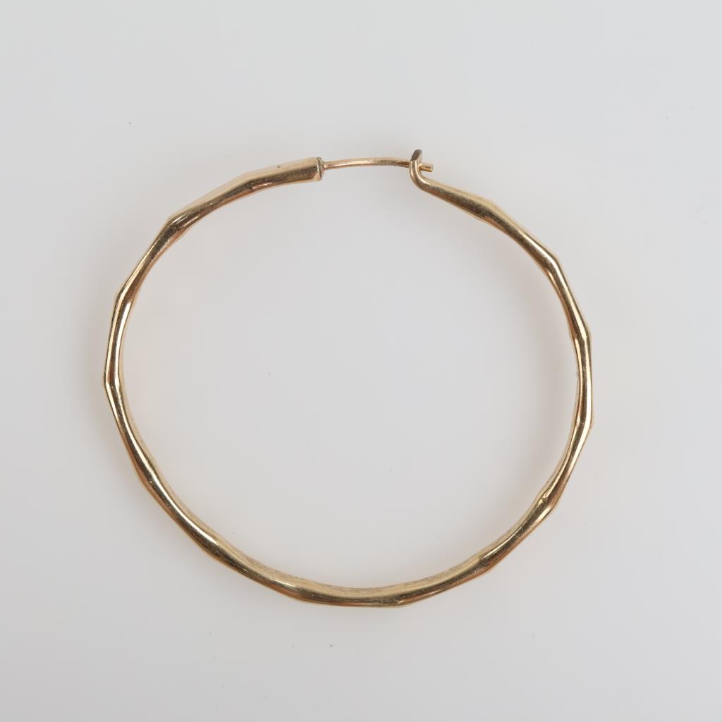 10kt GF Hoop Earring