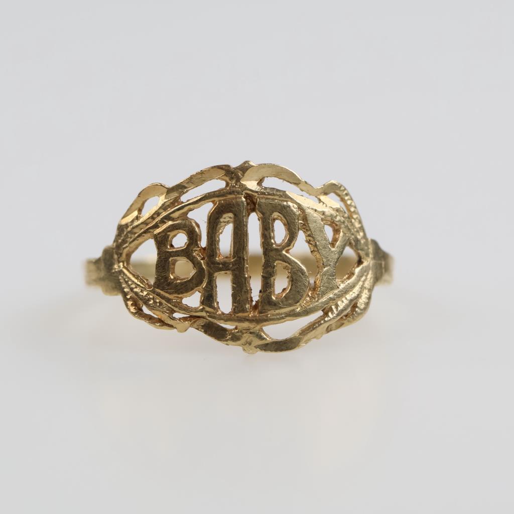 10kt Gold "Baby" Ring