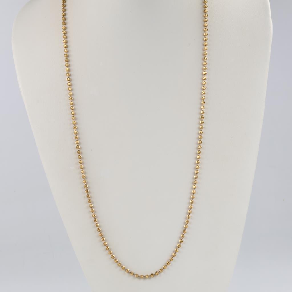 10kt Gold Ball Chain Necklace