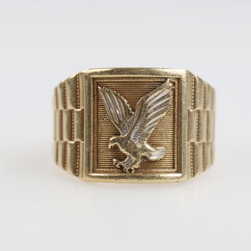 10kt Gold Bird Ring
