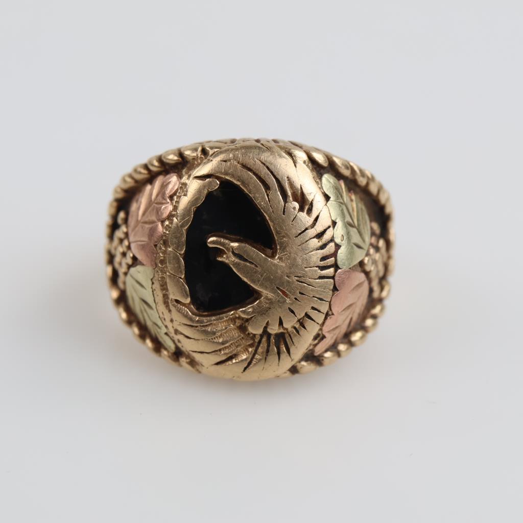 10kt Gold Black Hills Two Tone Ring