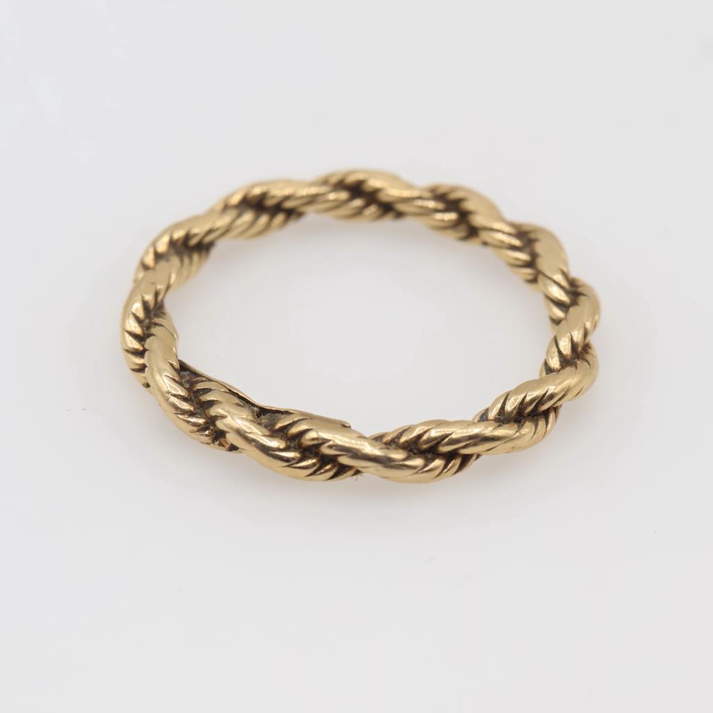 10kt Gold Braided Ring | Property Room