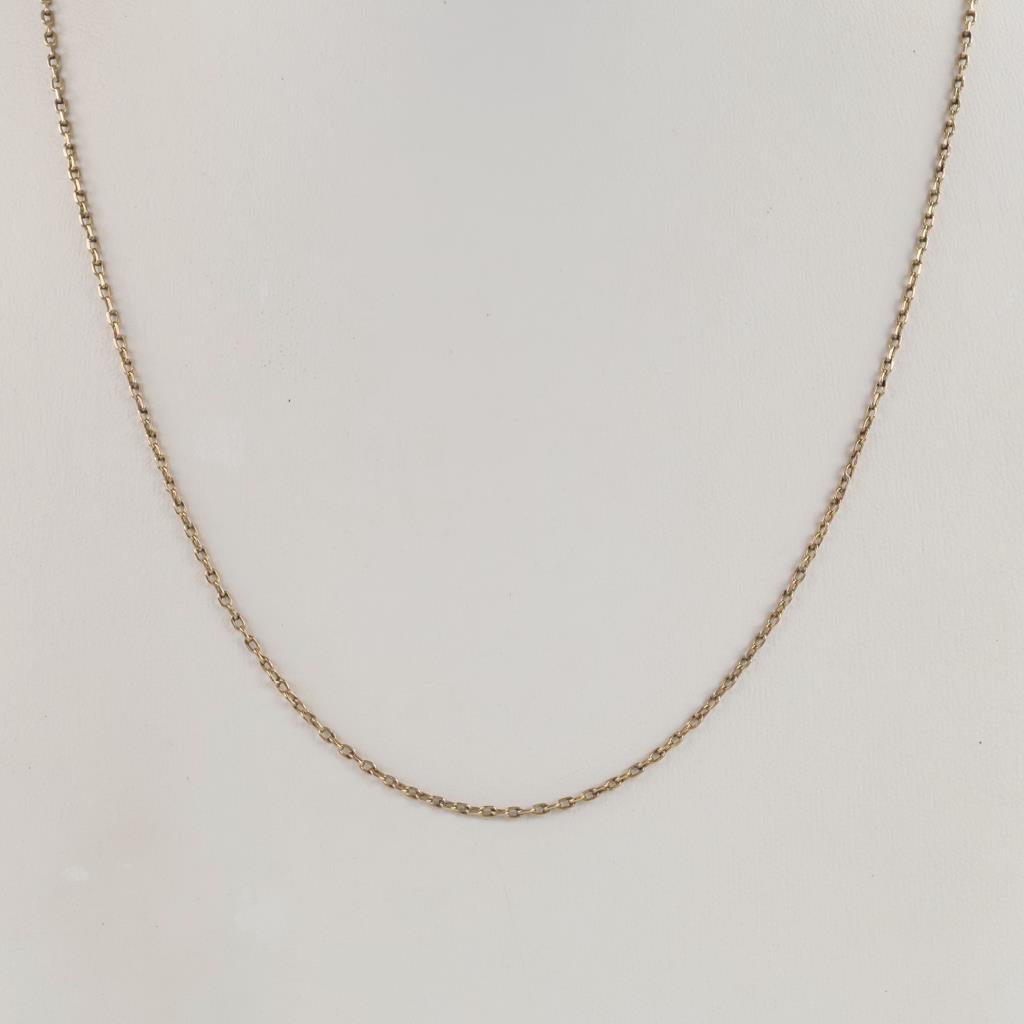10kt Gold Cable Chain Necklace