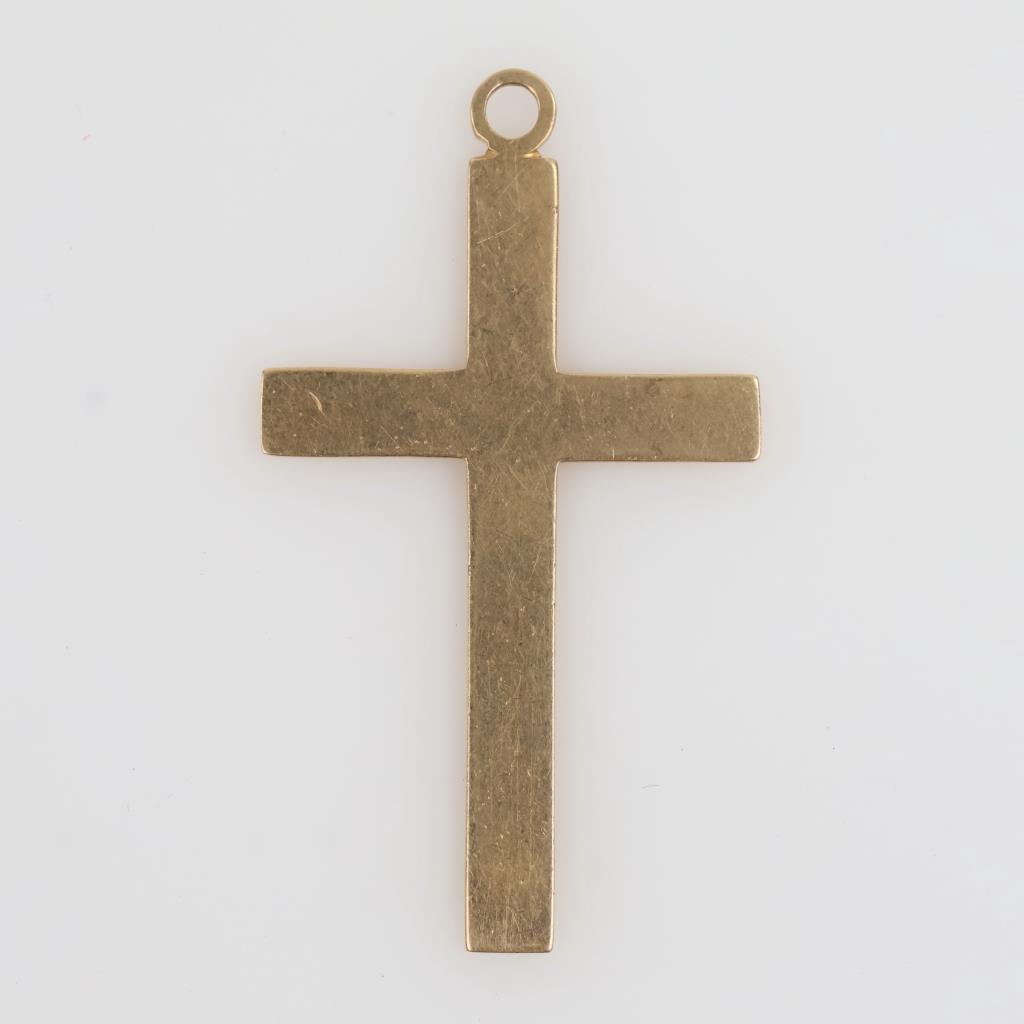 10kt Gold Cross Pendant