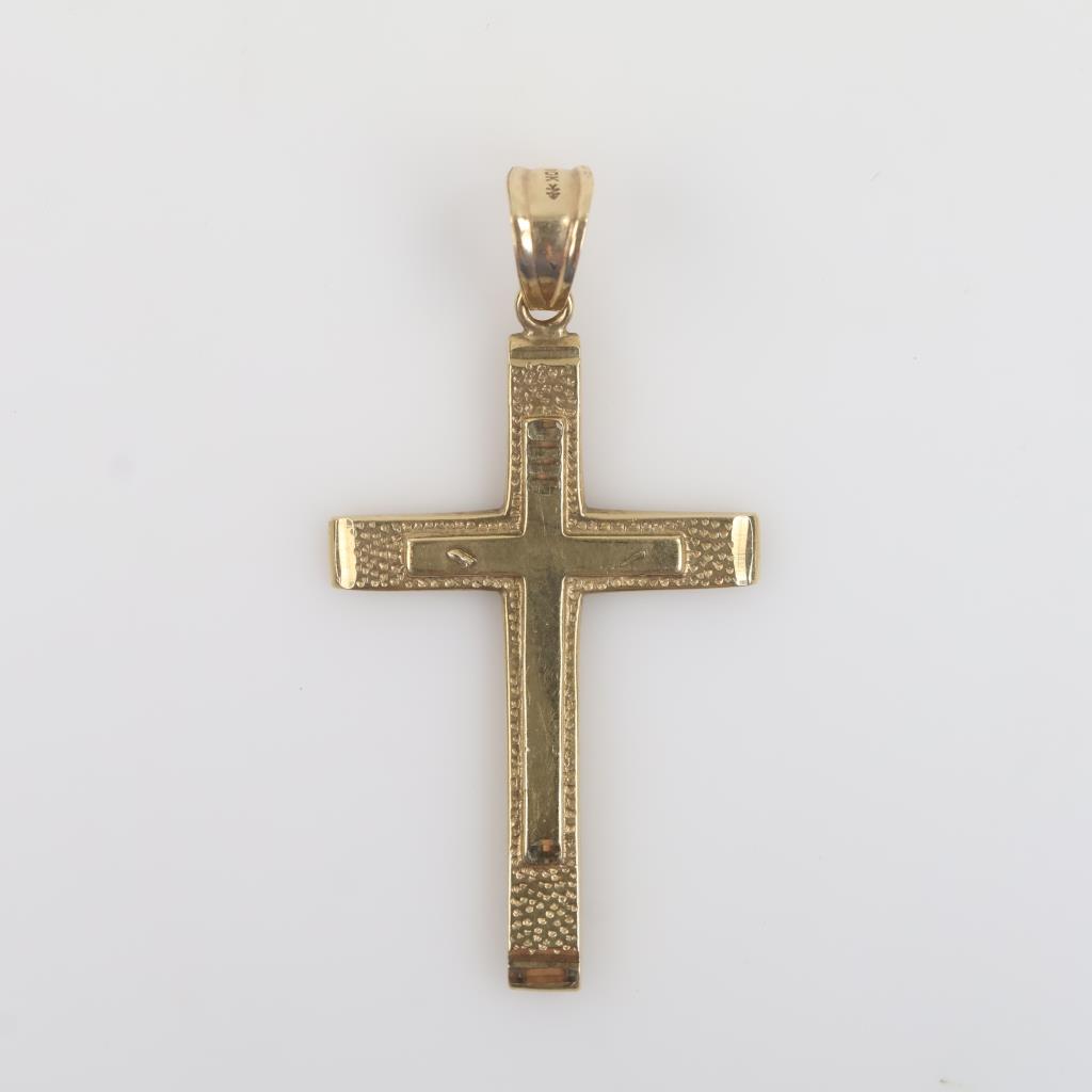 10kt Gold Cross Pendant