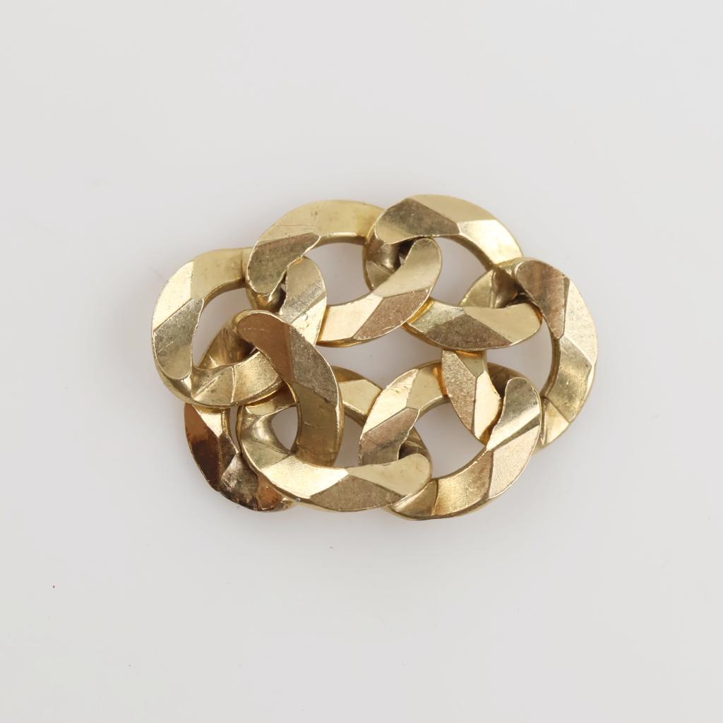 10kt Gold Curb Links