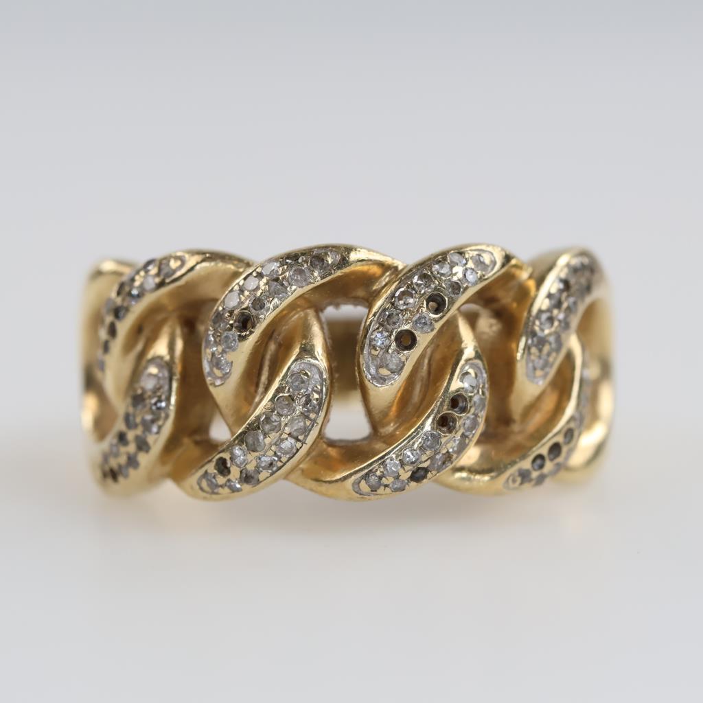 10kt Gold Diamond Accent Ring