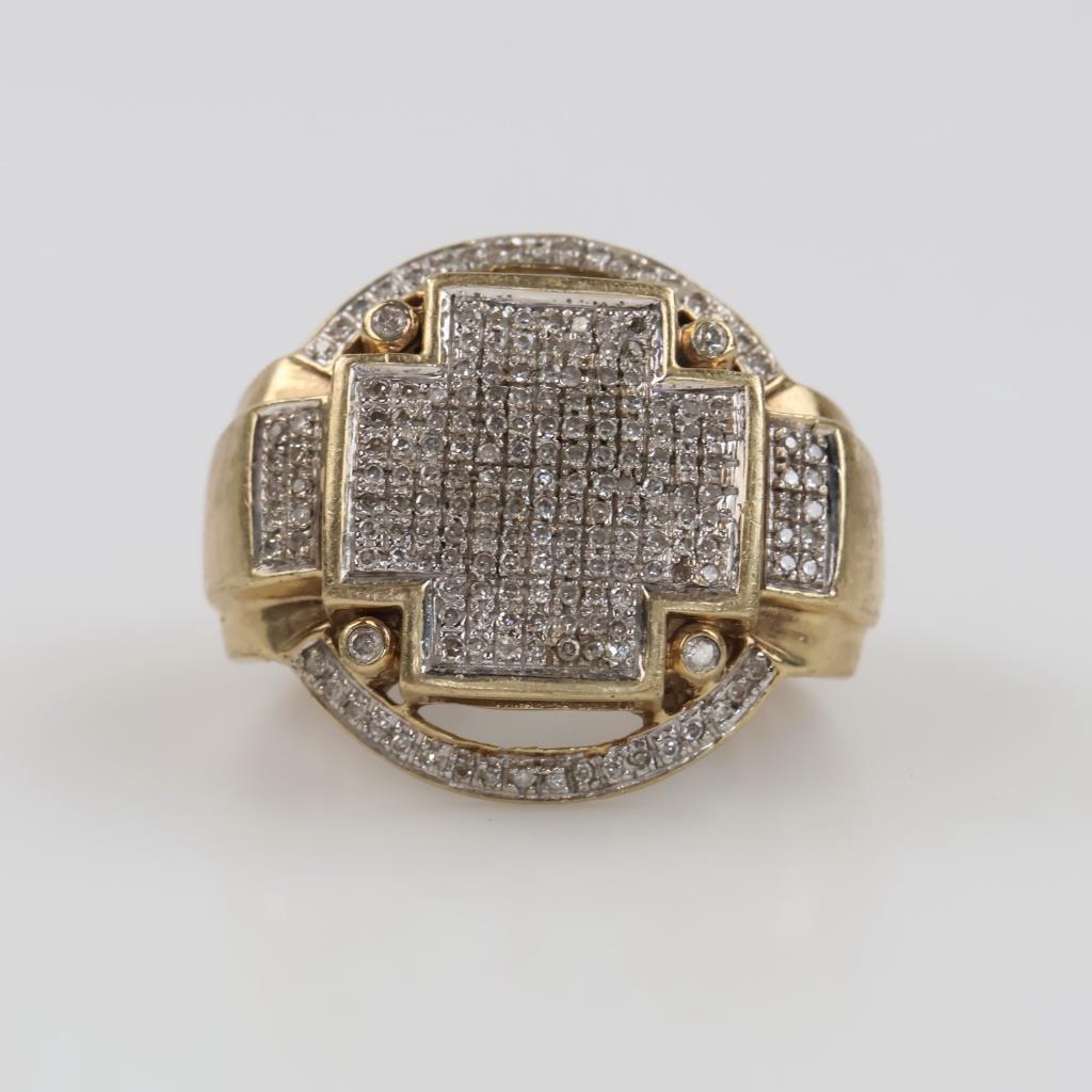 10kt Gold Diamond Accent Ring